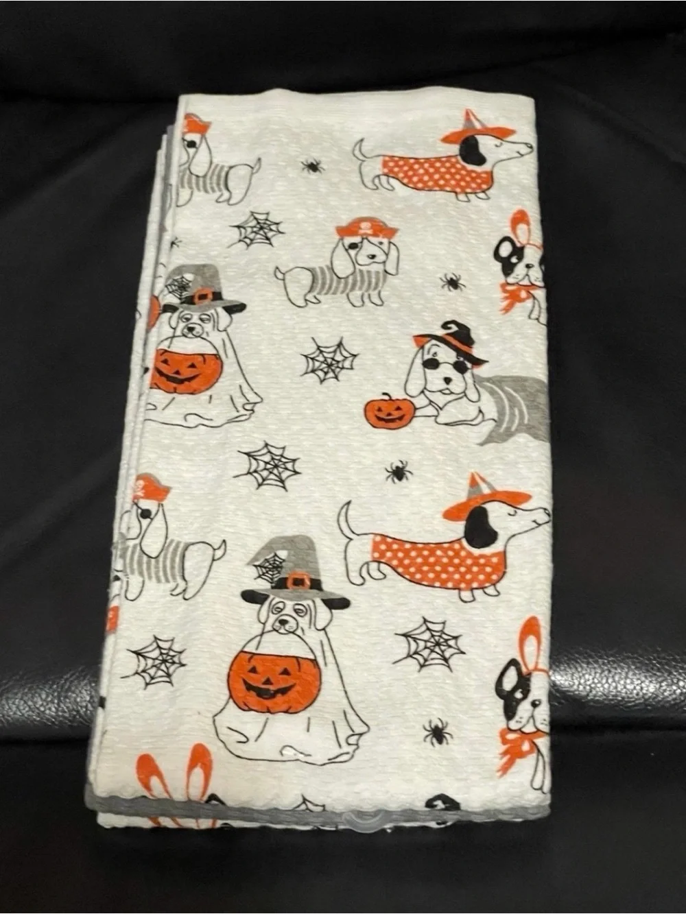 Martha Stewart Halloween Dogs Kitchen Towels (Set of 3)